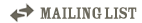 Mailing list